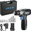 Дрель-шуруповерт Deko DKCD12V PRO 083-1007 (с 2-мя АКБ, кейс)