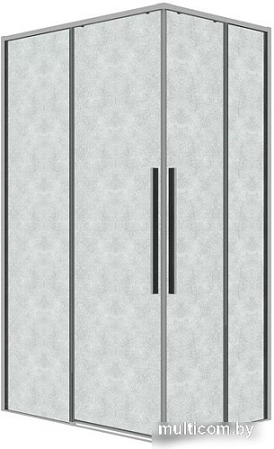 Душевая дверь Grossman Galaxy 70x195 1/2.K33.01.70.10.02 (хром/шиншилла стекло)