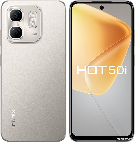 Смартфон Infinix Hot 50i X6531B 6GB/128GB (серый титан)