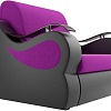 Кресло Лига диванов Меркурий 100678 80 см (фиолетовый/черный)