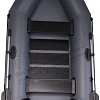 Гребная лодка Vivax К250 c полом-книгой (без киля, серый/черный)