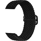 Ремешок Rumi Wick из плетеного нейлона для Huawei Band 7 (черный)