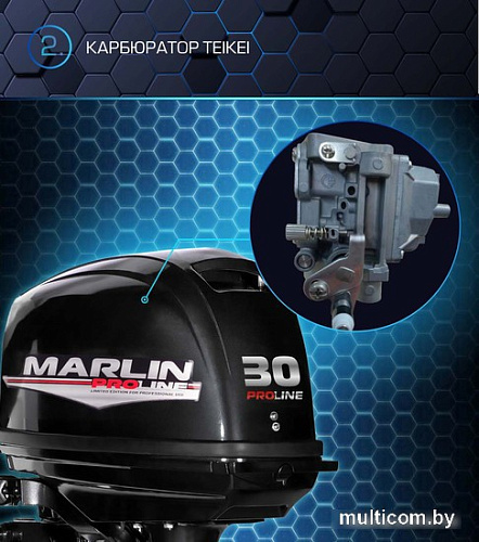 Лодочный мотор Marlin MP 30 AWRL Pro Line