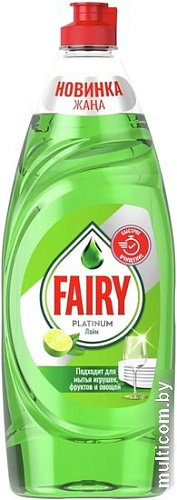 Средство для мытья посуды Fairy Platinum Лайм 650 мл