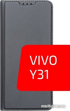 Чехол для телефона VOLARE ROSSO Book case series для Vivo Y31 (черный)