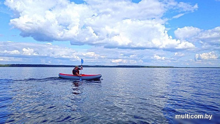 Надувная лодка Вольный ветер Ангара 360 Expedition (красный)