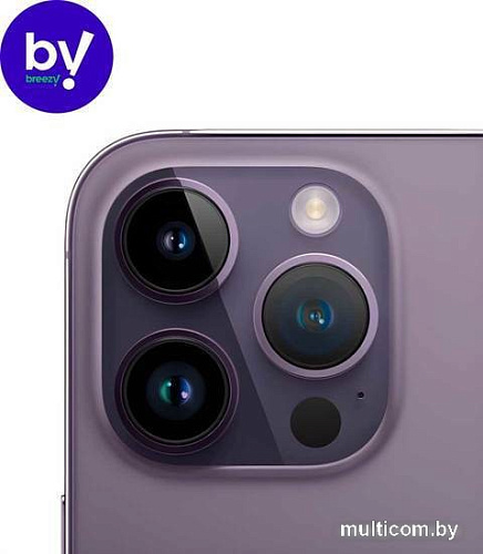 Смартфон Apple iPhone 14 Pro 256GB Восстановленный by Breezy, грейд B (темно-фиолетовый)
