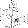 Смеситель Kludi Objekta 322600575
