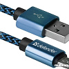 Кабель Defender USB08-03T (синий)