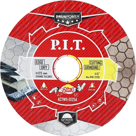 Отрезной диск алмазный P.I.T. ACTW11-0125A