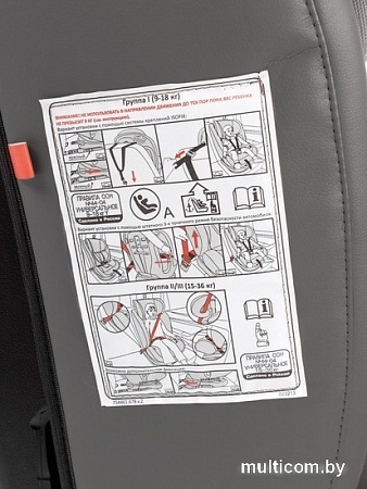 Детское автокресло Amarobaby Brilliant Isofix AMARO-2003-BrSe (серый)