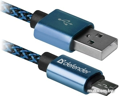 Кабель Defender USB08-03T (синий)