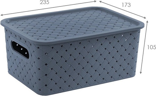 Коробка для хранения Violet Береста 521135 (космик)