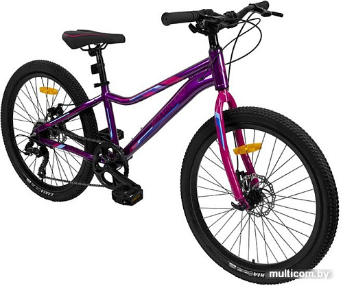 Детский велосипед Maxiscoo Starlight MSC-SL2401-7-G (темный маджента)