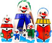 Развивающая игра Брестская Матрешка Снеговик (набор 5 шт)