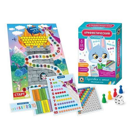 Настольная игра Русский стиль Тренажёр Арифметический New 03414
