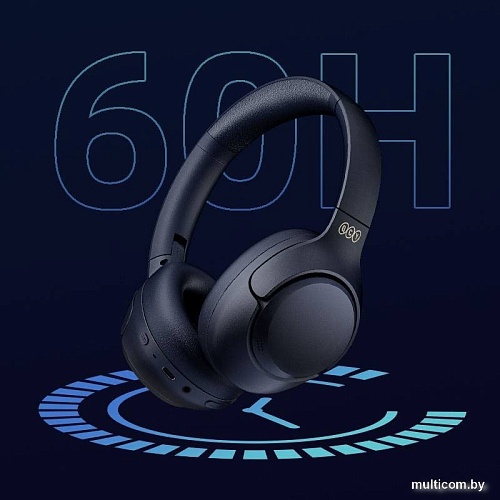 Наушники QCY H3 (темно-синий, с подпиской Яндекс Плюс на 60 дней)