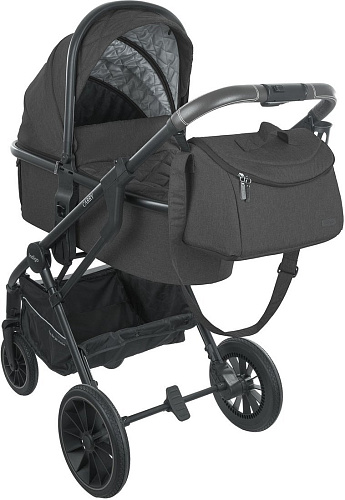 Универсальная коляска Indigo Carry (3 в 1, черный)