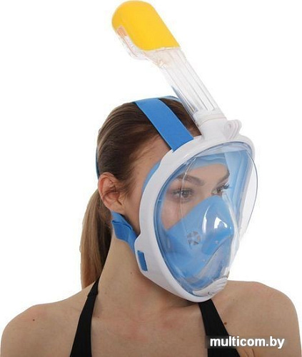 Маска для плавания Bradex SF 0370 (L, голубой)