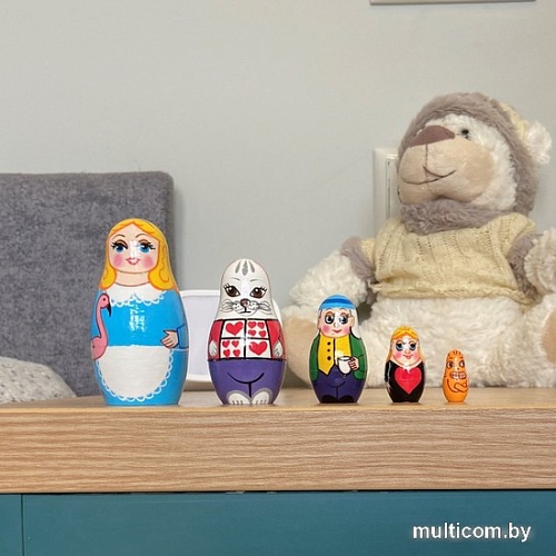 Развивающая игра Брестская Матрешка Волшебник из страны Оз (набор 5 шт)