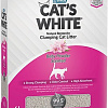 Наполнитель для туалета Cat&#039;s White Baby Powder Scented Box 6 л