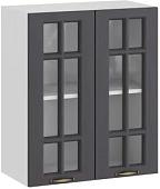 Шкаф навесной Трия Лина 1В6С (графит)