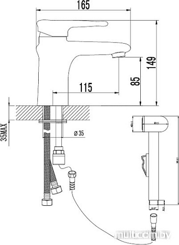 Смеситель Lemark STATUS LM4416C