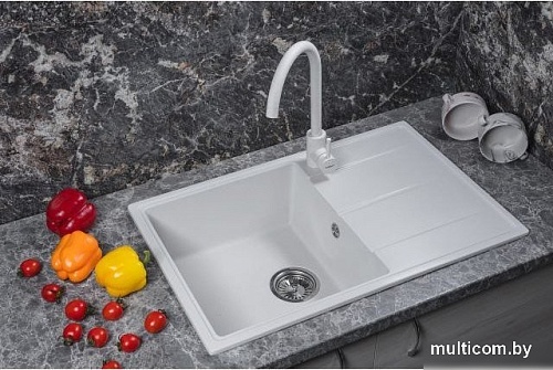 Кухонная мойка AV Engineering Benefit AVE730470WTA (белый)