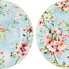 Набор тарелок Elan Gallery Яблоневый цвет на голубом 420430 (2 шт)