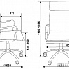 Кресло Бюрократ CH-993/Camel