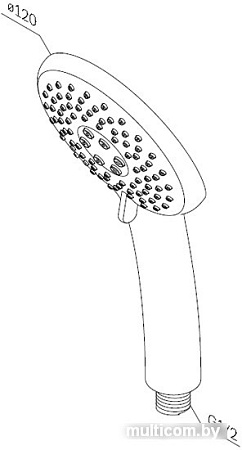 Душевая лейка AM.PM F0280000