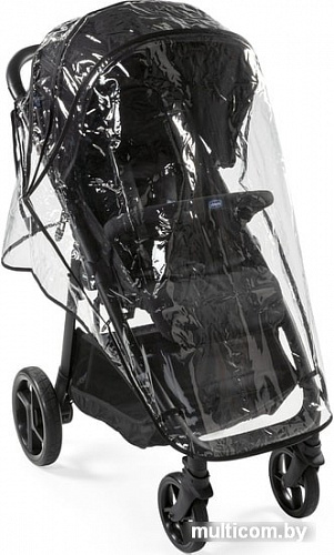 Коляска прогулочная «книга» Chicco Multiride (jet black)