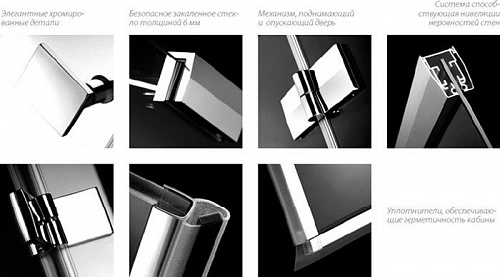 Душевой уголок Radaway Almatea PDJ 90 R (30702-01-05N)