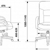 Кресло Бюрократ T-9908/WALNUT (черный)