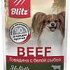 Консервированный корм для собак Blitz Holistic Beef 85 г