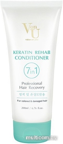 Кондиционер Von-U Keratin Rehab 200 мл