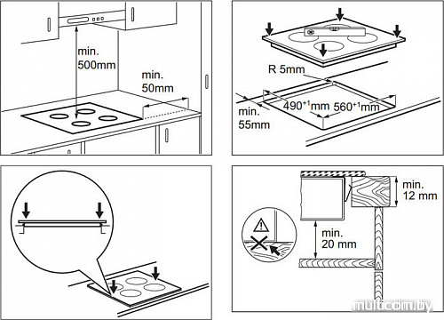 Варочная панель Electrolux EHF96547IW