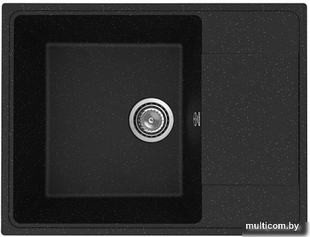 Кухонная мойка Practik PR-M 650-004 (черный оникс)