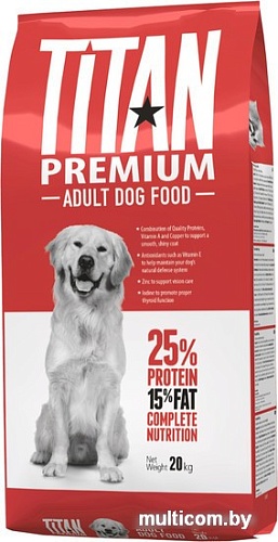 Корм для собак Chicopee Adult Titan Premium 20 кг