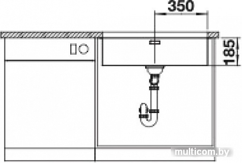 Кухонная мойка Blanco Solis 700-U 526125 (полированная)