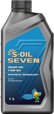 S-OIL SEVEN GEAR LSD 75W-90 1л