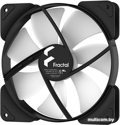 Вентилятор для корпуса Fractal Design Aspect 14 RGB PWM (черный) FD-F-AS1-1405