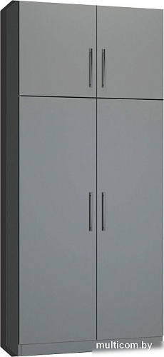 Шкаф распашной Макс Стайл Falcon Fidji Egger 240x100x50 14C5050 (серый пыльный U732 ST9)
