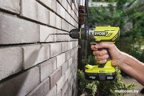 Ударная дрель-шуруповерт Ryobi R18PD31-225S (с 2-мя АКБ, сумка)