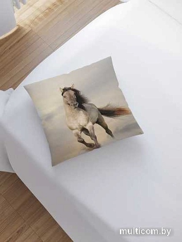 Чехол на подушку JoyArty Дикий конь sl_16141