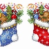 Набор для вышивания Жар-Птица Новогодний носок