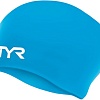 Шапочка для плавания TYR Long Hair Wrinkle-Free Silicone Cap LCSL/420 (голубой)