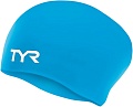 Шапочка для плавания TYR Long Hair Wrinkle-Free Silicone Cap LCSL/420 (голубой)