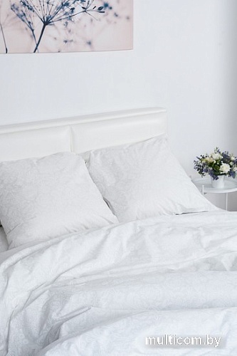 Постельное белье Миланика Бриллиант 2сп (поплин-жаккард)