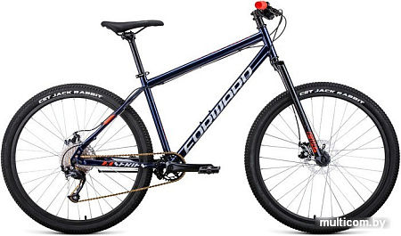 Велосипед Forward Sporting 27.5 X D р.19 2022 (темно-синий/красный)